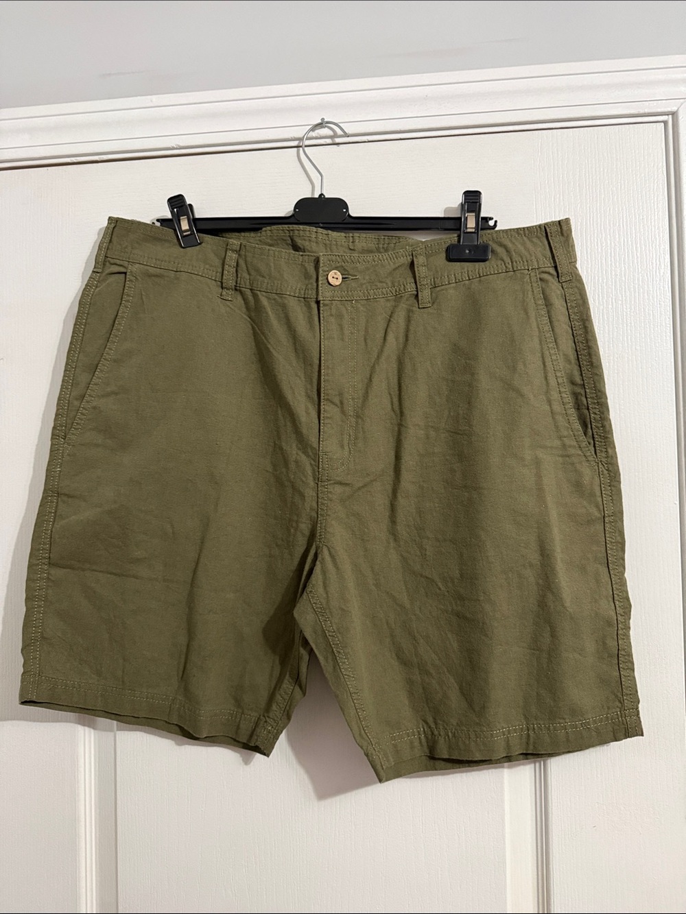 36 TEN TREE OLIVE GREEN MENS SHORTS 38
